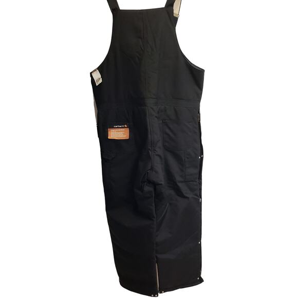 NWT CARHARTT Yukon Extremes Arctic Biberall R33 BLK (Dark Black) Men's 42X34 - Picture 7 of 9